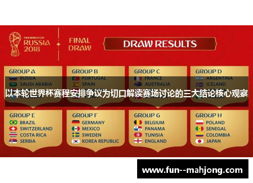以本轮世界杯赛程安排争议为切口解读赛场讨论的三大结论核心观察 以本轮世界杯赛程安排争议为切口解读赛场讨论的三大结论核心观察